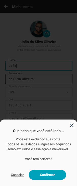 Como Apagar Minha Conta No Aplicativo De Ingressos Total Acesso 9087